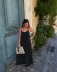 Robe Fluide Noir - Ava