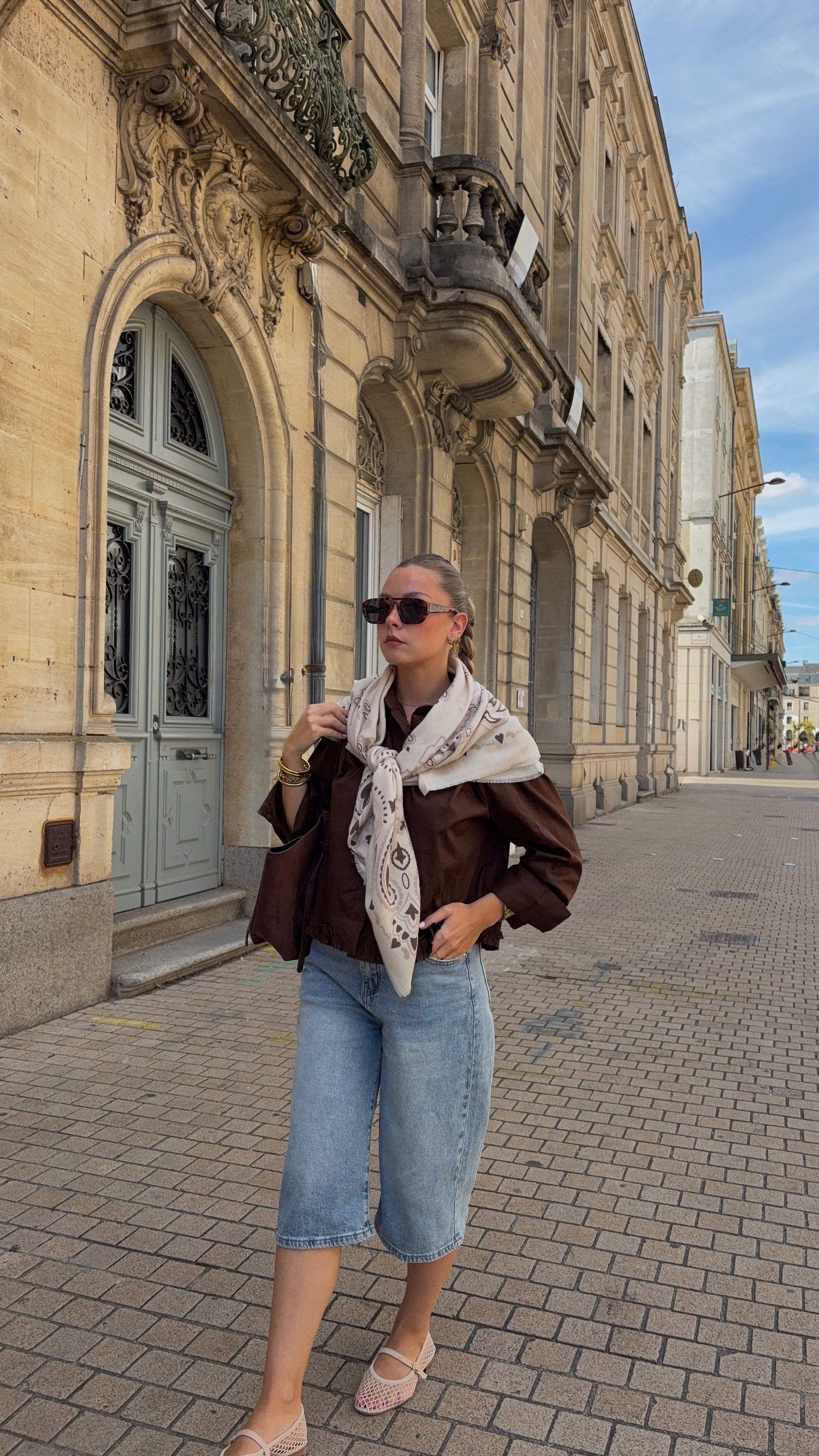 Foulard Beige - SUZANNE