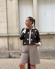 Gilet Zip Choco - Lilian